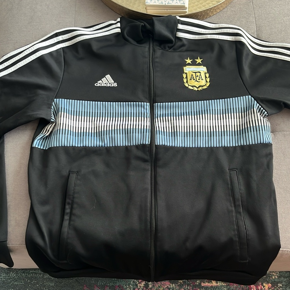 Adidas men’s size large Argentina zip up.